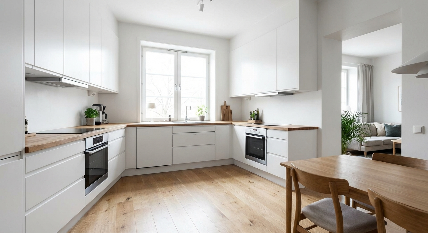 Kök i lägenhet